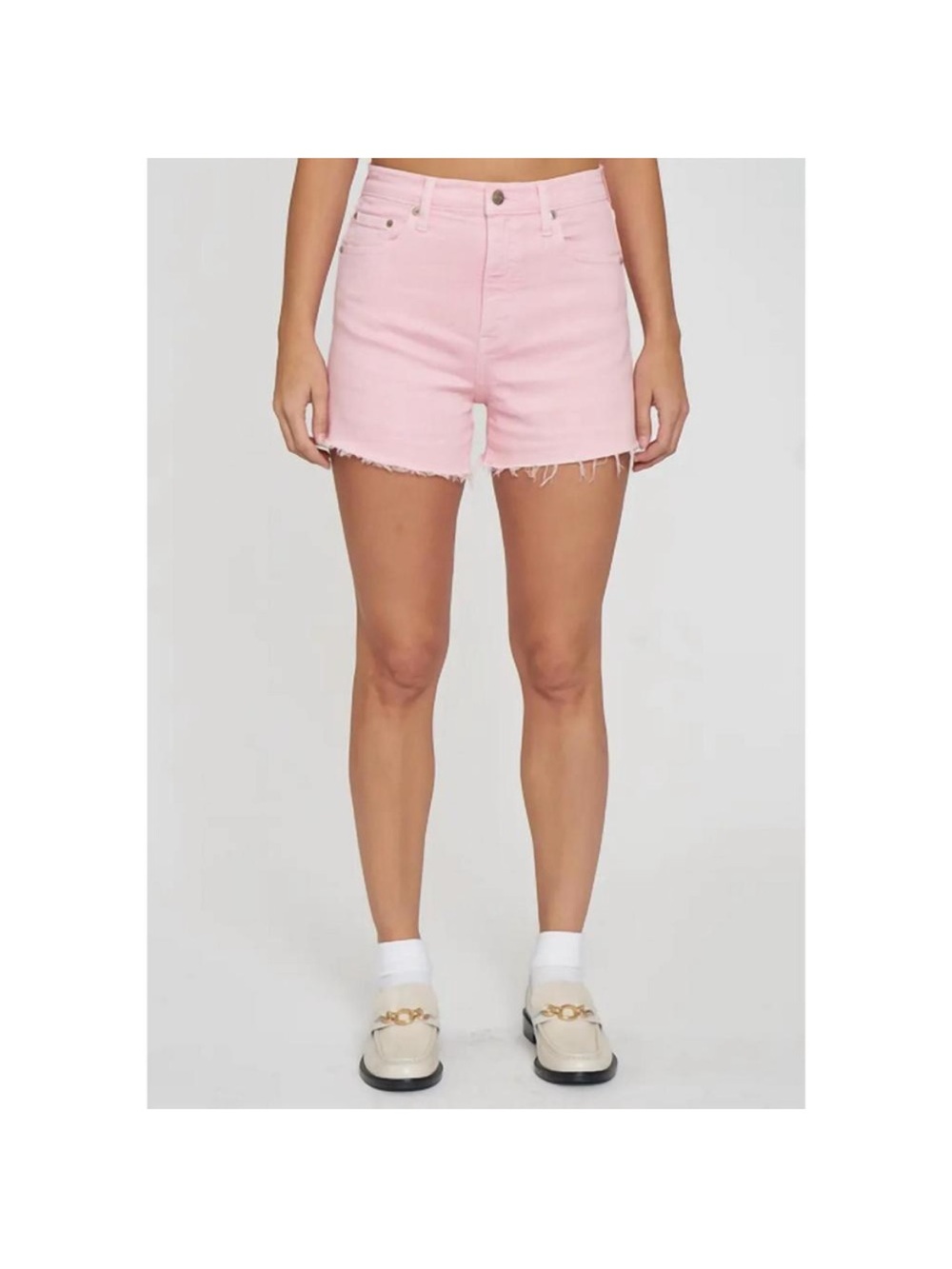 NEW DAZE knockout denim short in blushing pink mauve sz 26